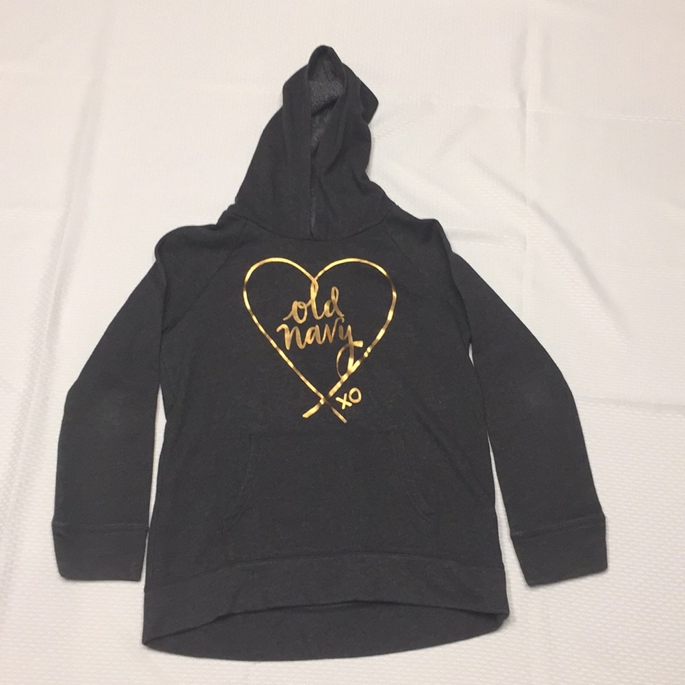Girls grey Old Navy sweatshirt